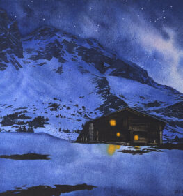 Chalet dans la nuit III