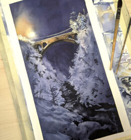 Flumet, le pont des Abymes