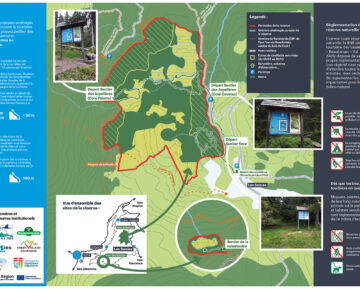 Carte & depliant de la Tourbière des Saisies – Beaufortain – Val d’Arly